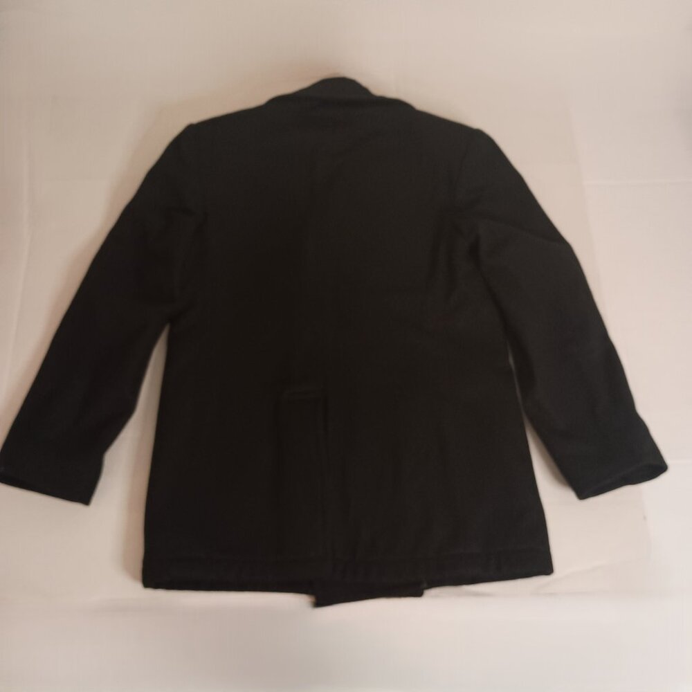 Peacoat Black Wool Double Breasted DLA Quarterdeck Enlisted  Men’s Size 38R EUC - Picture 6 of 16